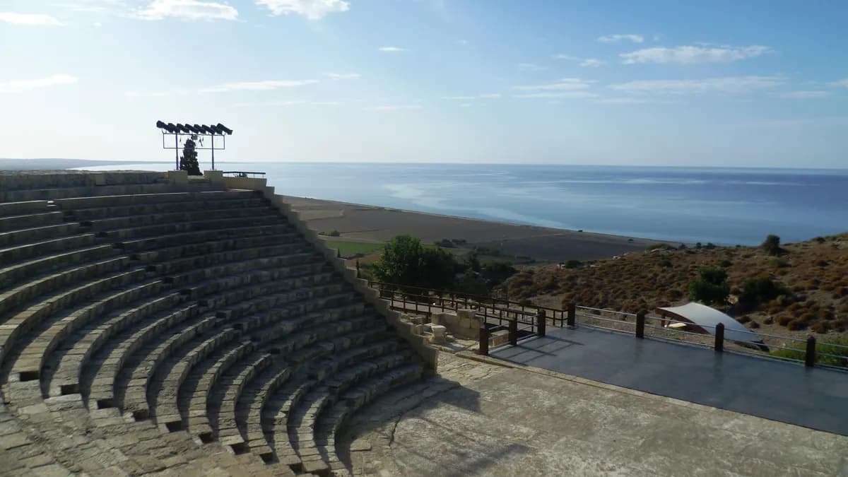 Ancient Roman theatre Kourion Cyprus