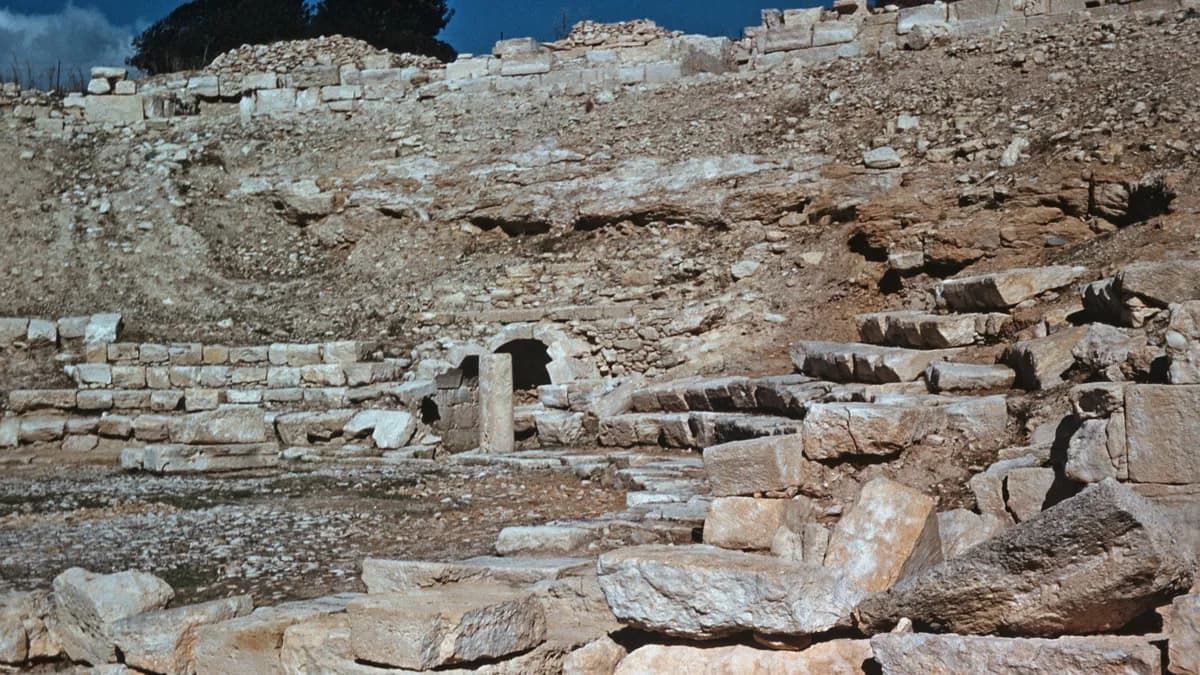 Roman theatre at Kourion Cyprus